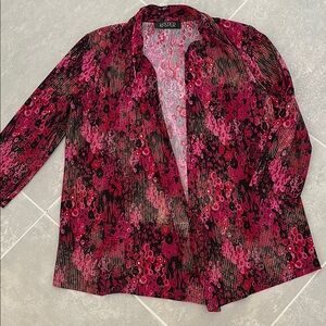 Kasper Women's Pink and Black Jacket